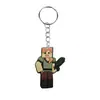 Chaveiro de Desenho Animado Minecraft Chaveiro de Plástico Macio PVC Pingente Pequeno para Bolsa Venda Quente Transfronteiriça Atacado