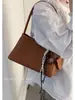 Bolso Tote Tejido Vintage de Alta Gama de Nicho de un Solo Hombro para Mujer 2025 Nuevo Versátil de Gran Capacidad para el Trabajo Bajo el Brazo