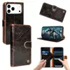 Funda de Cuero Magnética Dividida Dos en Uno para Teléfono Móvil Adecuada para Apple Iphone17 Funda de Cuero Magnética Fuerte para Teléfono Móvil Fábrica de Exportación