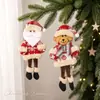 Ming Guan Nueva Decoración Navideña Colgante de Árbol de Navidad Muñeca Colgante de Piernas Largas Prellis Decoración de Escena