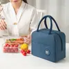 Bolsa Térmica para Lonchera de Tela Oxford, Bolsa de Almuerzo Portátil para el Trabajo y la Escuela, Moderna y Sencilla