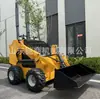 Cargadora Compacta Multifuncional Gasolina Tracción en las Cuatro Ruedas Hogareña Eliminación de Estiércol Vehículo Agrícola Cría Diésel Obra Carretilla Elevadora