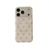 Capa fofa de urso de desenho animado com suporte magnético para Apple 18 Pro Max, adequada para 16 Pro, capa magnética de camada dupla para 17 Pro