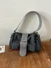 2026 Nova Fivela de Cinto de Moda Vintage para Uso Diário na Cidade Bolsa de Mão Bolsa de Ombro para Braço para Mulheres Estilo Coreano Produto Único Tendência