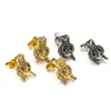 Pendientes de acero de titanio con personalidad dominante de moda pendientes para hombre pop punk retro ins pendientes callejeros al por mayor