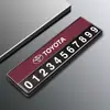 Adecuado para Toyota Placa de Matrícula Temporal de Estacionamiento Rongfang Camry Corolla Dragón Asiático Highlander Placa para Teléfono de Coche en Movimiento