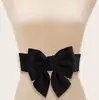 Cinto Feminino Largo Doce e Elegante com Laço Grande, Elástico e Design de Laço para Vestidos