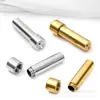 Tubo de Desejos de Aço Inoxidável Acessórios para Pulseira DIY, Contas Tubulares Cilíndricas Que Podem Conter Especiarias, Atacado em Estoque