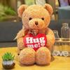 Suéter Vermelho da Internet Boneco Urso de Pelúcia Brinquedo de Pelúcia Almofada de Urso Boneca de Pano Presente de Casamento Boneco Urso