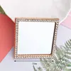 2025 Novo Espelho de Coração DIY Acessórios de Joias para Celular Diamante Pérola Flor Lente Materiais de Beleza para Celular