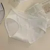 Ropa Interior de Algodón Puro para Bebé Estilo Puro Deseo Algodón Puro para Mujer 10A Antibacteriana Entrepierna Extendida Borde de Encaje Sin Costuras Cintura Media Ropa Interior Venta al por Mayor