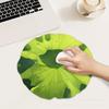 Novo Mouse Pad Antiderrapante em Formato de Folha de Lótus da Sorte Estilo Chinês, Versão Refrescante de Verão, Pode Ser Personalizado com Seu Próprio Design
