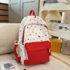 Mochilas para Estudiantes de Secundaria y Preparatoria para Niñas, Mochilas Lindas con Lazo y Gatito, Mochilas Frescas de Dibujos Animados Estilo Universitario