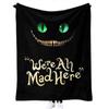 Manta de Franela con Patrón de Estampado de Gato Soñador de Venta Caliente Transfronteriza Manta Gruesa de Doble Capa Manta para Siesta Manta para Aire Acondicionado Se Puede Personalizar Según Dibujos