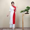 Baño de pies de belleza estilo antiguo ropa de trabajo uniforme de trabajador de la salud ropa de trabajo de arte del té de alta gama ropa de técnico de masajes ropa para masajes de pies ropa para el cuidado de la salud