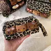Bolsa de Maquillaje Portátil de Aspecto Elegante para Viaje, Bolsa de Almacenamiento de Maquillaje Vertical de Gran Capacidad, Bolsa de Mano, Estuche Portátil de Almacenamiento para Maquillaje