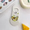 Meias de desenho animado japonês para crianças de algodão penteado com silicone antiderrapante meias invisíveis meias de barco de desenho animado meias de cano baixo
