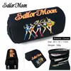 Estuche para Lápices Gato Luna Sailor Moon Estuche para Lápices Gran Capacidad Lona Doble Capa Estuche para Lápices Billetera de Estudiante