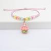 Pulsera linda de caricatura Bob Esponja 2024 Nuevo Paixing Cuerda de Mano para Pareja Infantil Joyería de Mano Tejida a Mano