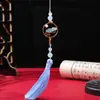 Colgante de Borla de Nube y Luna Colorida de 8 cm para el Festival de Medio Otoño, Broche Decorativo Estilo Chino Tradicional Hanfu Qipao Accesorio DIY