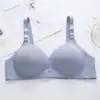 Castillo 2089 Sujetador sin aro Glosser Delgado Taza C Grande Ropa Interior Talla Grande 4 Cuatro Botones Sujetador Cómodo