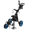 Nuevo carrito de golf fabricado en aleación de aluminio, portátil y plegable, con un asiento para el campo de golf