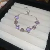 Névoa Leve Tangji! Pulseira Ajustável Cravejada com Diamantes, Estilo Elegante Francês, Design de Nicho, Joias de Luxo Leve Atacado