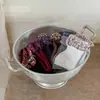 ZT1261 Meias de Meia-Canela Primavera e Outono para Meninas Meias Curtas de Renda Princesa para Bebês Meias Infantis Sem Costura com Barra Solta Cor Sólida Outono