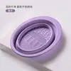 Puff limpiador de brochas de maquillaje, cojín de aire, herramienta de belleza, artefacto de limpieza, cinco piezas, traje, agente de limpieza, tazón de lavado, bolsillo de red