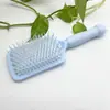 Pente com Almofada de Ar para Menina de Desenho Animado, Pente Massageador Portátil, Pente para Alisar e Estilizar Cabelos, Pente Curvo para Cachear Cabelos