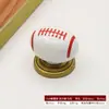 Cerámica Fútbol Béisbol Dibujos Animados Mango Armario Zapatero Cajón Mango de Agujero Único Gabinete de Exhibición de Pelotas Mango Decorativo