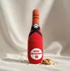 Juguete para perro transfronterizo simulación botella de vino resistente a mordidas auto-entretenimiento gato y perro juguete de peluche molienda de dientes limpieza juguete con sonido