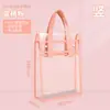 Bolsa de Arquivo Transparente de PVC Alto Valor de Cor Especial para Prova de Estudante Bolsa Portátil para Carregar Livros Bolsa para Estudo Suplementar Bolsa de Armazenamento à Prova d'Água
