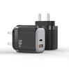 Cargador Rápido de Nitruro de Galio 65W Estándar Indio SKD Adecuado para Carga Rápida de Teléfonos Móviles Apple, Samsung, Huawei y Xiaomi