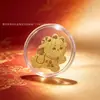 Pegatinas para Teléfono de Oro Puro 999 del Año de la Oveja, Pequeñas Pegatinas de Pan de Oro, Productos de Atracción para Transmisiones en Vivo de Tienda, Regalos de Fábrica