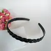 S247 diadema negro tipo trenza pasador para el pelo de adulto hebilla de plástico para la cabeza suministro para puesto de un yuan dos yuanes