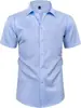 Camisas de Manga Corta para Hombre al por Mayor del Fabricante, Camisas Casuales de Negocios de Alta Gama sin Planchar, Trajes Profesionales, Camisas Formales