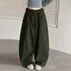 Pantalones para Niñas Otoño Invierno Niñas Grandes Estilo Coreano de Moda Pantalones de Algodón Pantalones de Pierna de Tijera para Niñas Estudiantes de Secundaria Casual Pantalones de Pierna Ancha Modernos