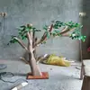 Árbol para gatos resistente al desgaste antiadherente para pelo tronco de madera maciza tronco de árbol muerto casa grande para gatos árbol rascador de celebridad de internet plataforma de salto para mascotas integrada