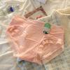 Ropa interior modal para niñas mujeres cintura encaje viento puro 7A seda de morera antibacteriana entrepierna alargada señoras mayoreo
