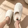Pantuflas de interior para mujer transfronterizas, cálidas, suaves, de suela gruesa, pantuflas ligeras de algodón, venta al por mayor y dropshipping de comercio exterior
