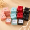 Caja de anillo de nube cielo y tierra 4*4, caja para pendientes, caja pequeña de embalaje para joyas, caja de joyería, caja de regalo para accesorios, caja para collares