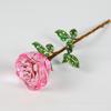 [Pequeño al por mayor] Adornos de rosa de cristal boutique decoración novia aniversario regalo creativo