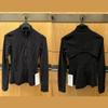 Conjunto Deportivo para Exteriores Ciclismo Ropa de Yoga Tops para Mujer Primavera Verano Casual Versátil Exterior Cuello Alto Chaqueta de Manga Larga Secado Rápido