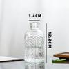 Vaso de vidro criativo decoração hidropônica ins estilo pequeno vaso alto sentido arranjo de flores dispositivo de alto valor de cor pequeno presente atacado
