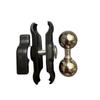 Cabeça esférica de 17 mm gira 1/40000 para vagens de ervilha adaptador de cabeça de reposição para saída de ar de carro suporte para celular 360 graus