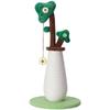 Árbol de la Fortuna Rascador para Gatos Tabla Rascadora Vertical Cuerda de Sisal Resistente a los Arañazos No Suelta Estructura para Trepar Gatos Juguete para Gatos Ahorrador de Espacio