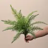 Plantas de helecho artificiales, incluyendo helecho riñón, helecho persa y ficus trepador, para diseño de paisajes en miniatura; plantas artificiales para plantar en el suelo, con hojas de helecho