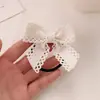 Pinza para el pelo con lazo de encaje estilo coreano, pinza lateral para el pelo de niña, pinza doble para coleta, pinza para flequillo todo a juego, accesorio para el pelo