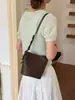 Bolsa de balde trançada vintage da moda para comércio exterior, bolsa de ombro de nicho de moda transfronteiriça, bolsa transversal versátil casual para o dia a dia